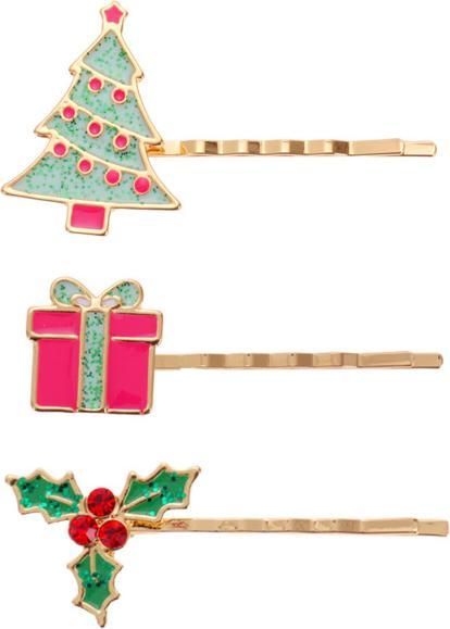 Immagine prodotto Snazzy Santa Haarnadeln Tannenbaum, Geschenk & Mistelzweig von