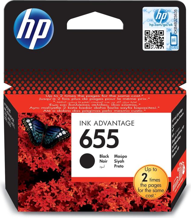 Image du produit HP 655 14 ml Noir (CF)