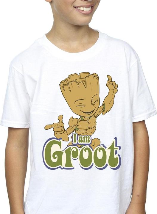 Actual product image Guardians of the Galaxy Boys Groot Dancing T-Shirt (104)