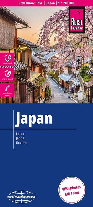 Landkarte Japan (1:1.200.000)