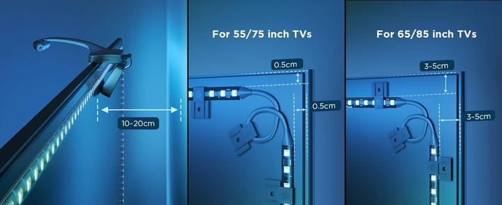 Actual product image Govee TV Cam Backlight 3 Pro (RGBW, 500 cm, Indoor)
