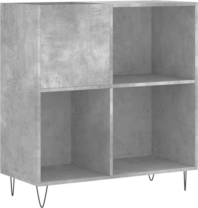 Image du produit VidaXL Plattenschrank Betongrau 84,5x38x89 cm Holzwerkstoff