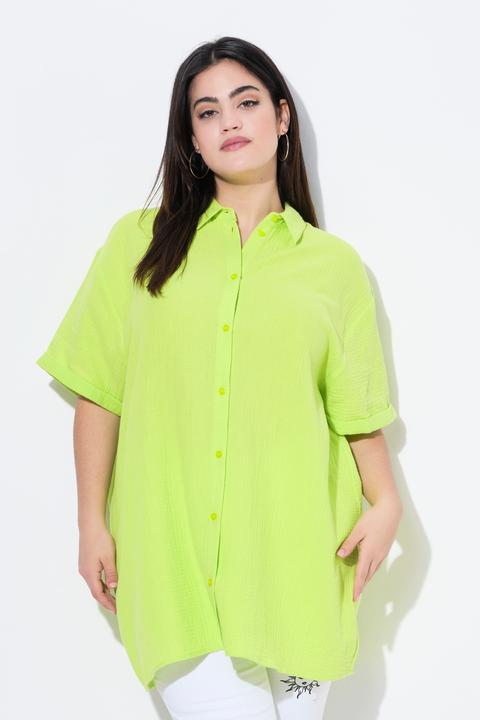 Actual product image Angel of Style Bluse, oversized, Musselin, Auge auf dem Rücken (48)