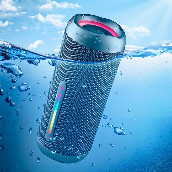 Produktbild NGS Enceinte Nomade Bluetooth Roller Furia 3 (Bleu) (9 h)