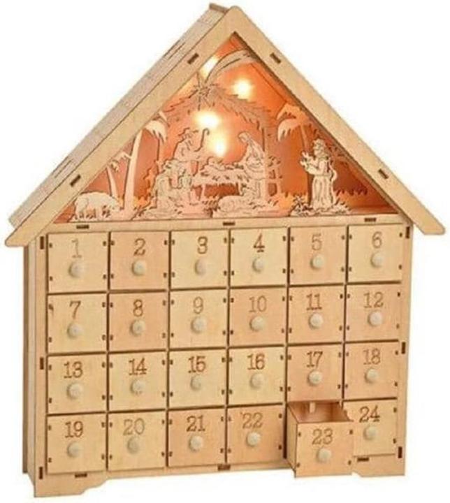 G. Wurm Adventskalender mit Beleuchtung