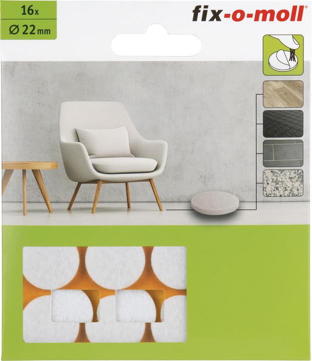 Produktbild Fix-o-moll Filzgleiter (Filzgleiter, 16 Stück)