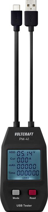 Voltcraft PM-41 USB-C® und USB Typ A Tester