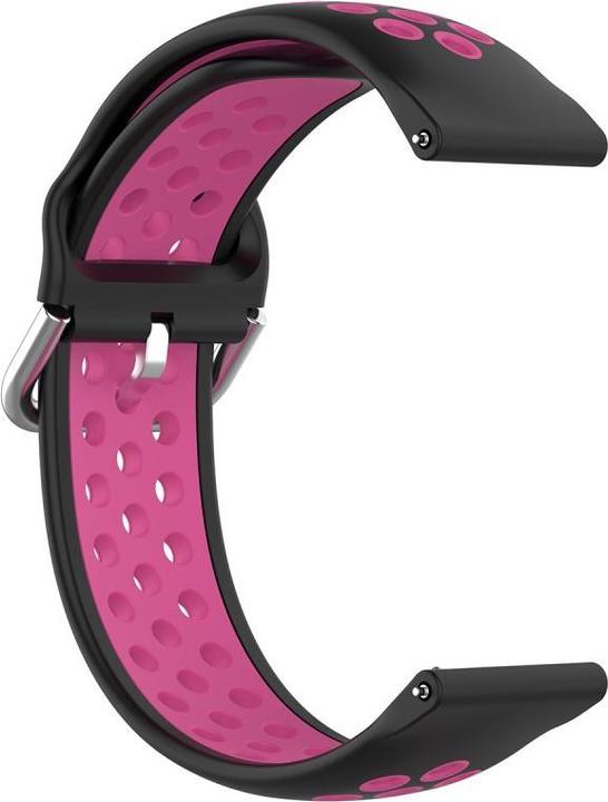 Produktbild Cover-Discount 22mm Silikon Sportarmband gelöchert pink (22 mm, Silikon)