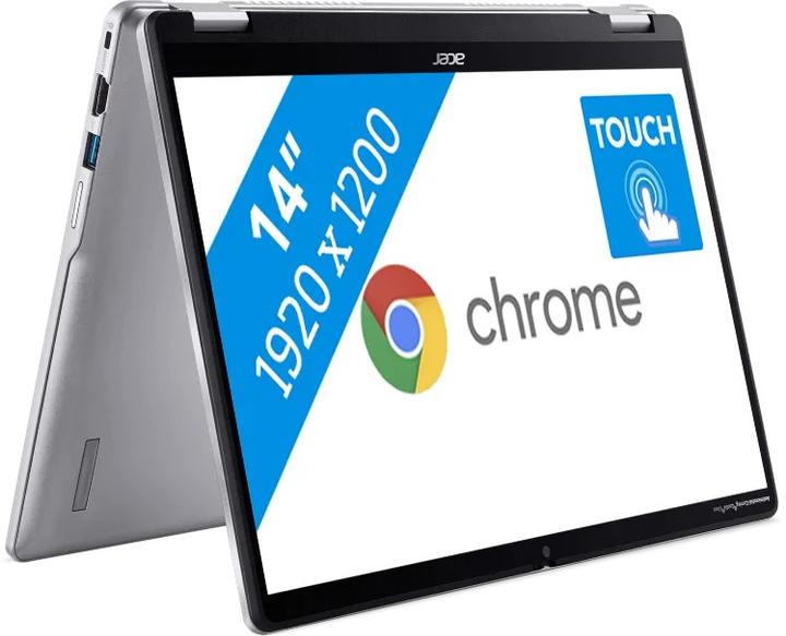 Produktbild Acer Chromebook Spin 314 CP314-2HN-C8RG - 2-in-1 Chromebook - 14 inch (NX.KYHEH.008) (14", 128 GB, 8 GB, DE, Intel N100)