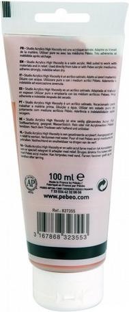 Actual product image Pebeo Studio Acrylics Fine Acrylic (Copper, 100 ml)