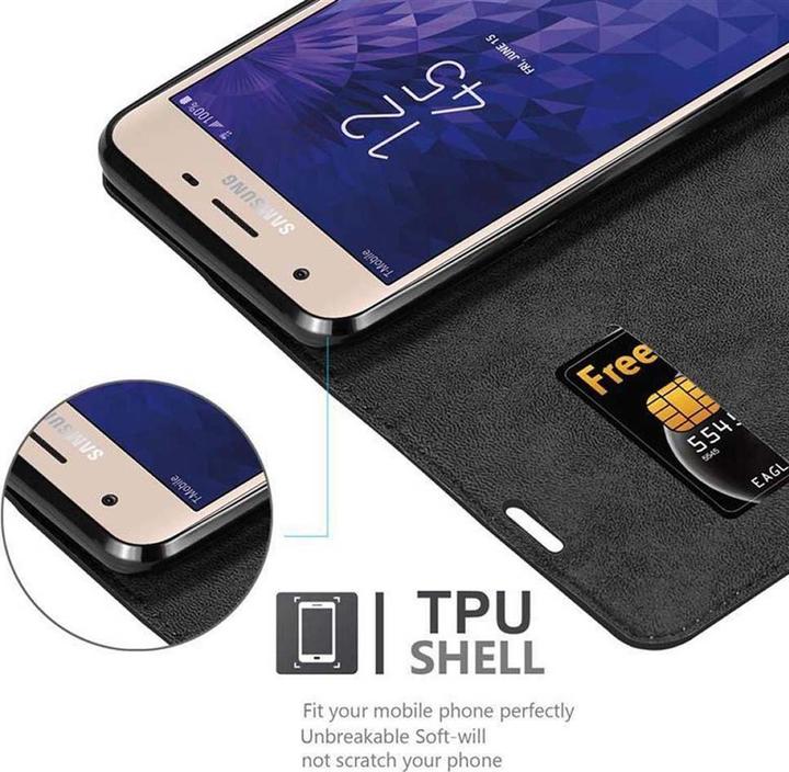 Produktbild Cadorabo Book Invisible Magnet Cover (Samsung Galaxy J3 (2018))