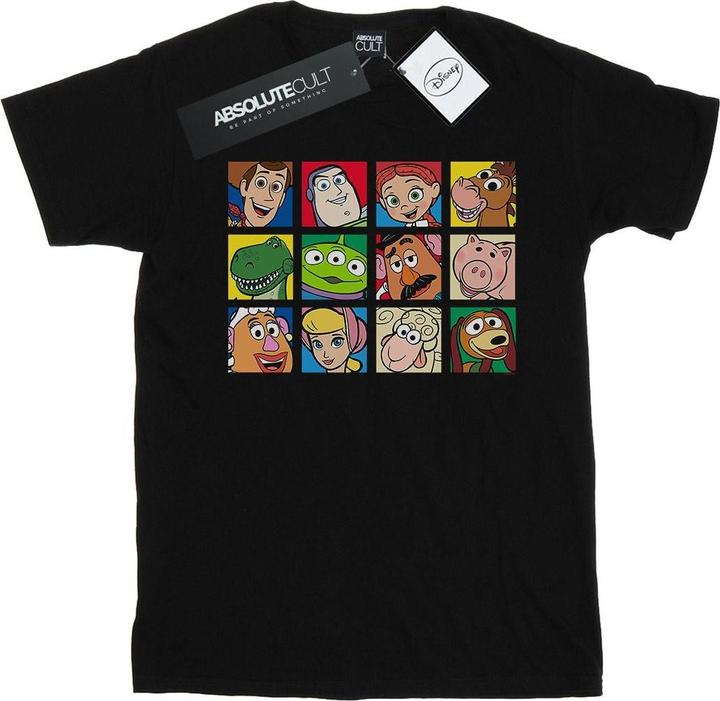 Immagine prodotto Disney Toy Story Character Squares Maglietta Ampia Donna (XXL)