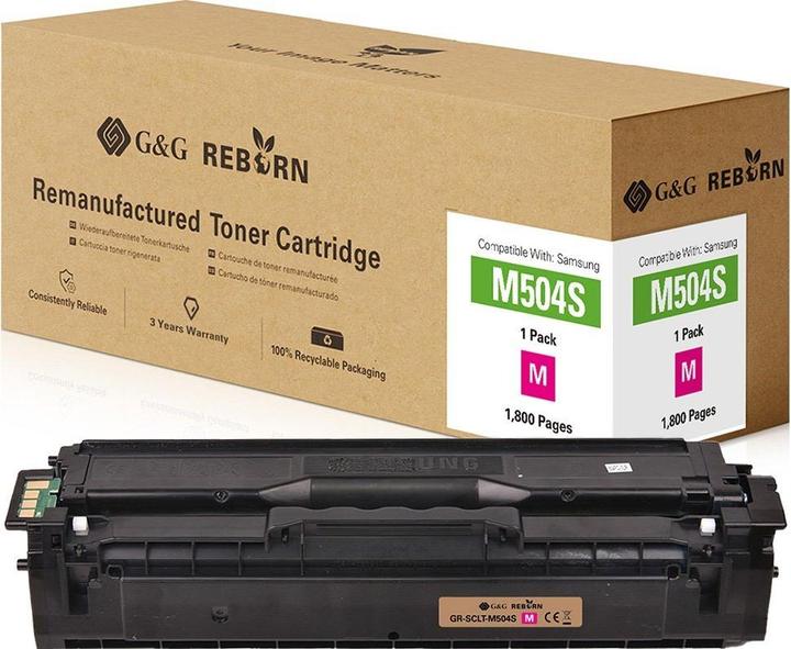 Produktbild G&G Toner ersetzt Samsung K504S Kompatibel Magenta 1800 Seiten Reborn remanufac (M)
