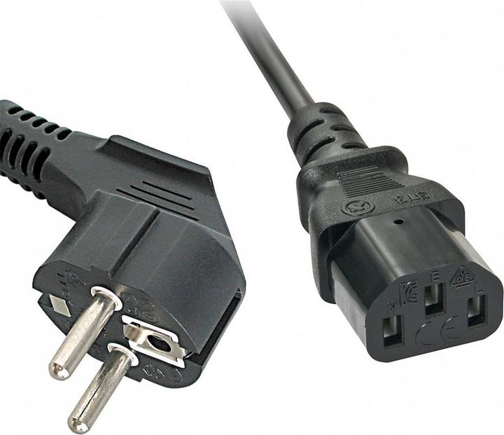 Produktbild Lindy 0,7m IEC-Extension Cable (0.70 m)