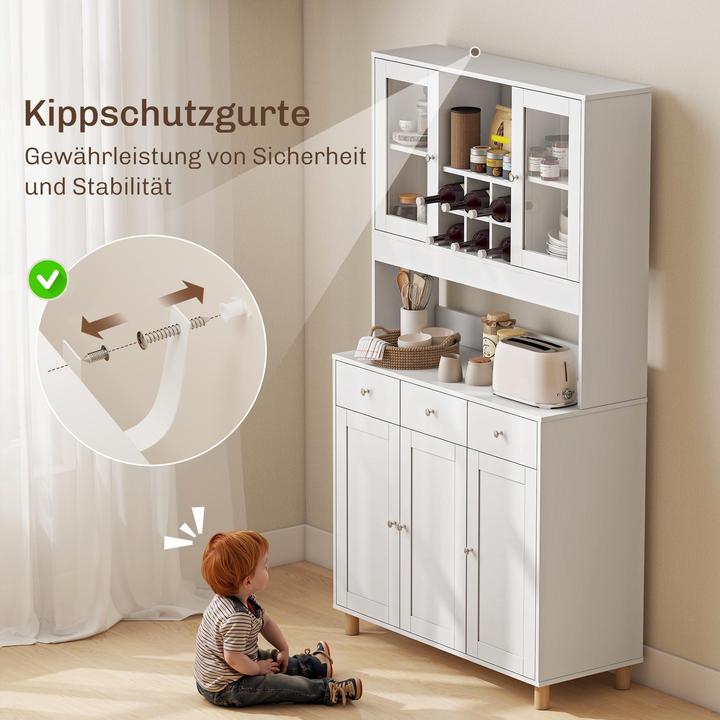 Immagine prodotto Homcom Armadio da cucina (100 x 40 x 180 cm)
