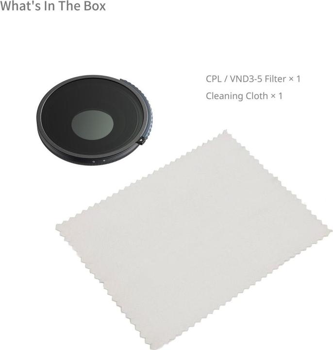 SmallRig 5894 CPL / VND3-5 Filter for DJI OSMO Action 6