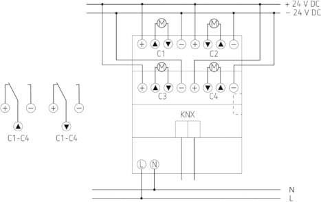 Image du produit Theben JMG 4 T 24V KNX (Actionneur de volet)