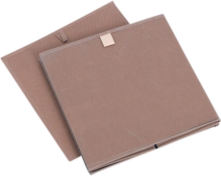 Image du produit Zeller Present Boîte de rangement non tissé mocca 32x32x32 cm (32 x 32 x 32 cm, 2.41 l)