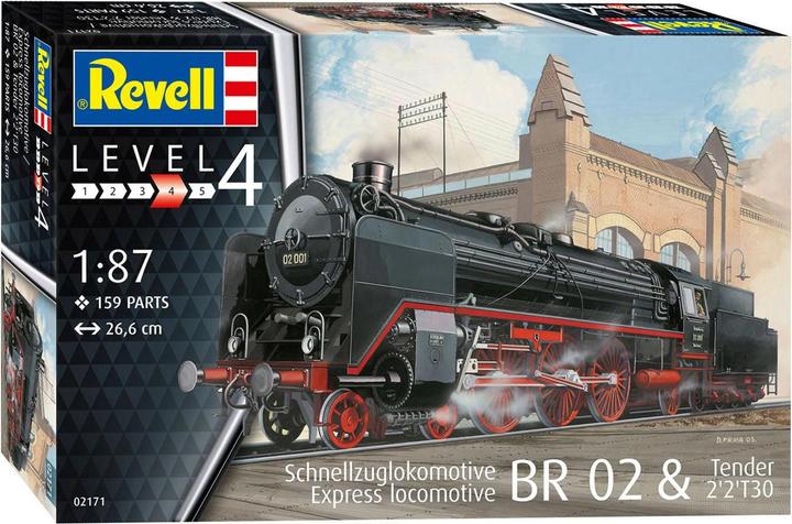 Actual product image Revell Express locomotive BR 02 & Tender 2'2'T30