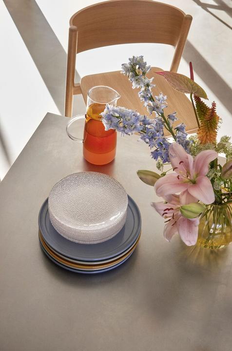 Actual product image Hübsch Amare Dinner Plate Light blue (1x, 28 cm)