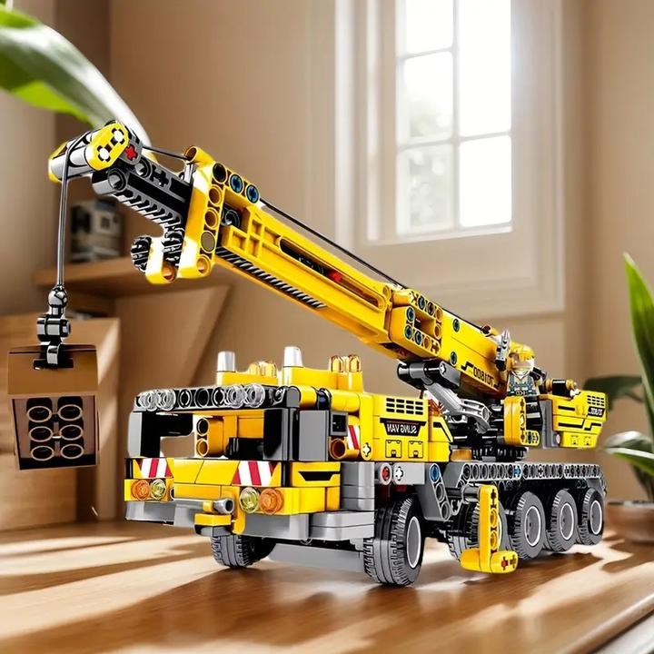 Produktbild Baka Technik Kran Modell – 665 Teile Bauset