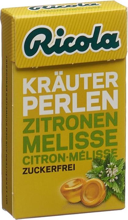 Image du produit Ricola Bonbons au citron perles d'herbes sans sucre (1 pcs, 25 g)