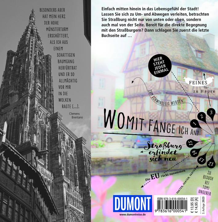 Produktbild direkt Reiseführer Strassburg (Deutsch, Gabriele Kalmbach, 2023)