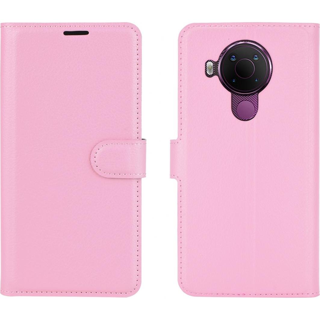 Thumbnail - Screenguard Nokia 5.4 Leather Guard Lederhülle (Nokia 5.4), Smartphone Hülle, Rosa