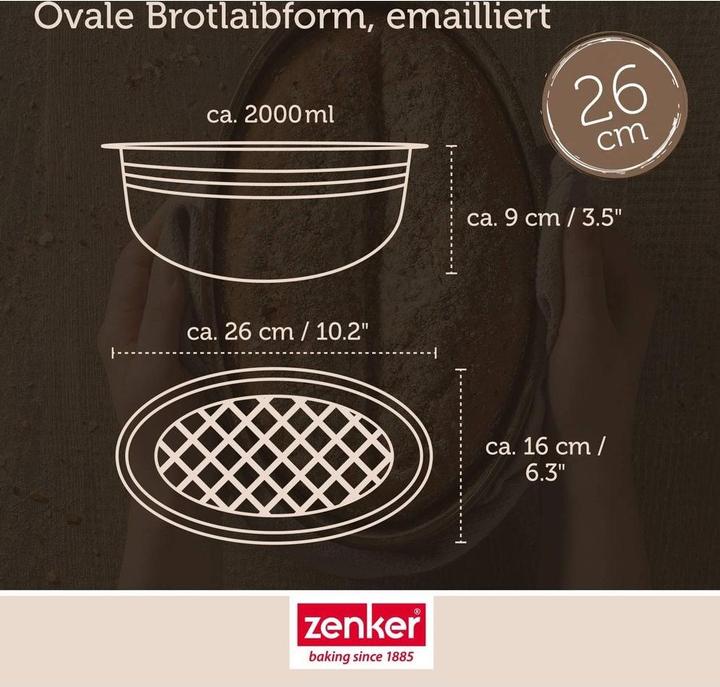 Produktbild Zenker Brotbackform "Dein Brot!"