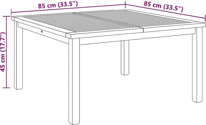 Actual product image vidaXL Coffee table