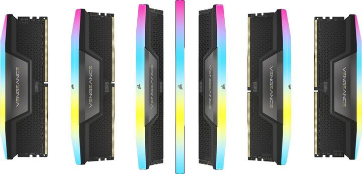 Image du produit Corsair DDR5-RAM Vengeance RGB 6000 MHz 2x 32 GB (2 x 32GB, 6000 MHz, RAM DDR5, DIMM)