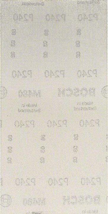 Immagine prodotto Bosch Professional Zubehör EXPERT M480 Rete abrasiva, 115 x 107 mm, G 240, 50 pezzi (K240)