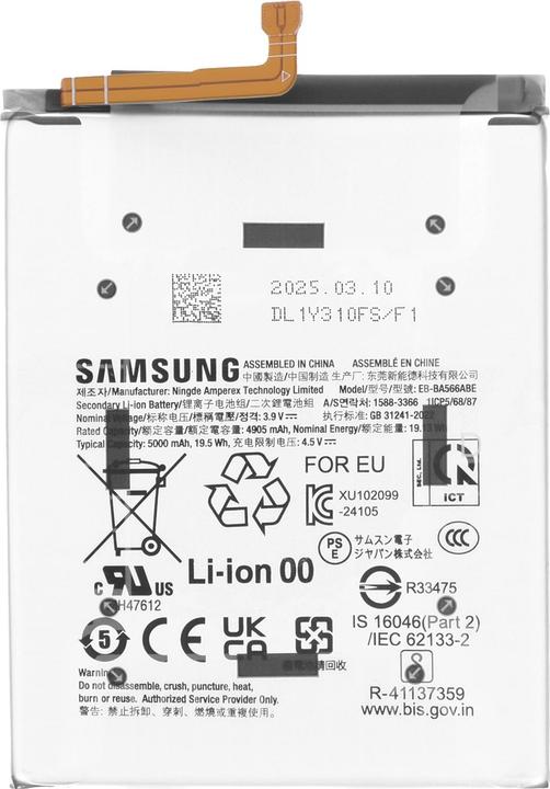 Actual product image Samsung Akku Galaxy A56 Original 5000mAh