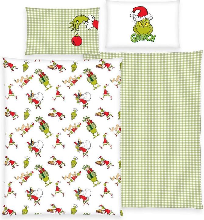 Vedia Bettwäsche 'Weihnachts-Grinch"