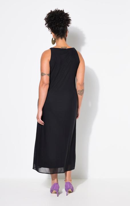 Produktbild Miamoda Mesh-Maxikleid, A-Linie, abnehmbare 3D-Blüten (46)