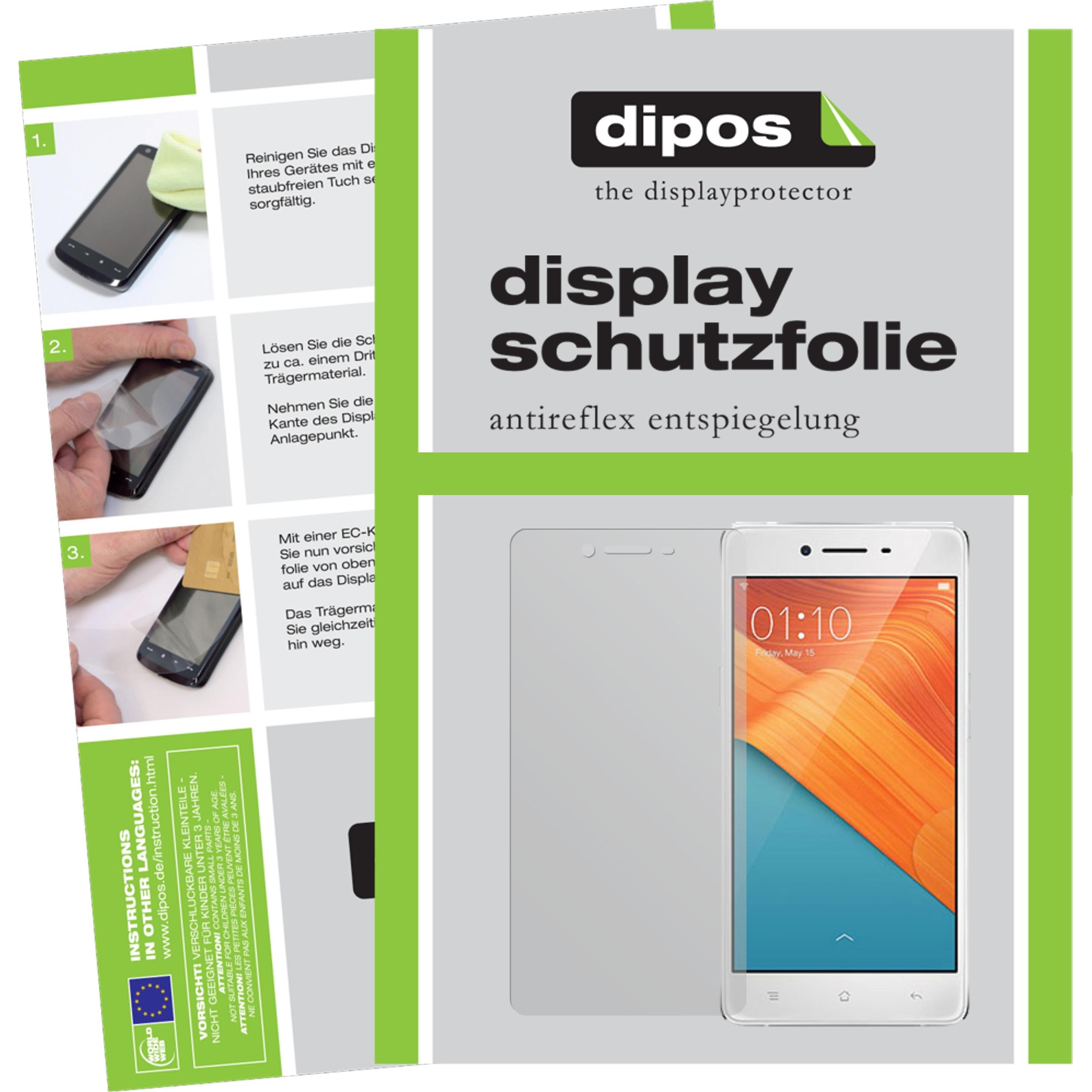 Thumbnail - Dipos Displayschutzfolie Antireflex (2 Stück, Oppo R7 Lite), Smartphone Schutzfolie, Transparent