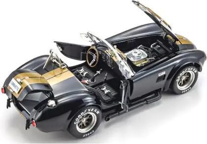 Produktbild Kyosho Sportwagen Shelby Cobra 427 S/C Spider, Schwarz/Gold 1:18
