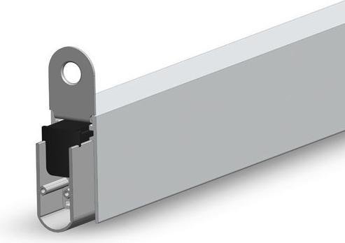 Elton Ellen Autom. Türbodendichtung Ellen Matic Soundproof z. Einnuten silber L 1208mm