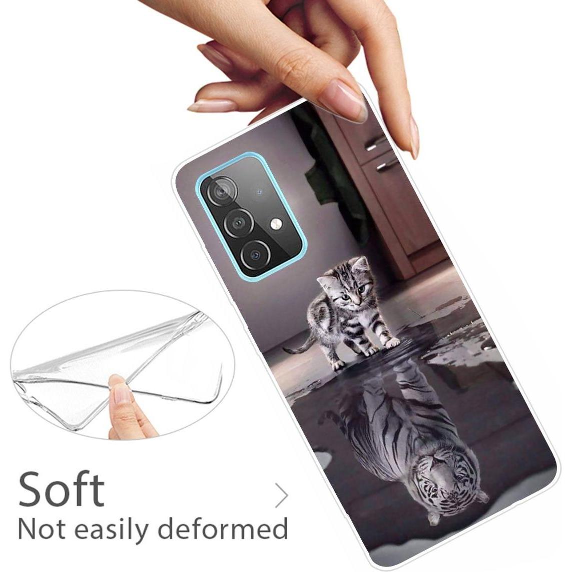 Thumbnail - König Design Hülle Handy Schutz für Samsung Galaxy A32 5G Case Cover Tasche Etuis Transparent (Samsung Galaxy A32 5G), S...