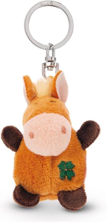 Magni NICI Schlüsselanhänger Pferd mit Kleeblatt 5cm