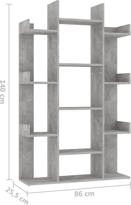 Produktbild vidaXL Bücherregal (86 x 25.50 x 140 cm)