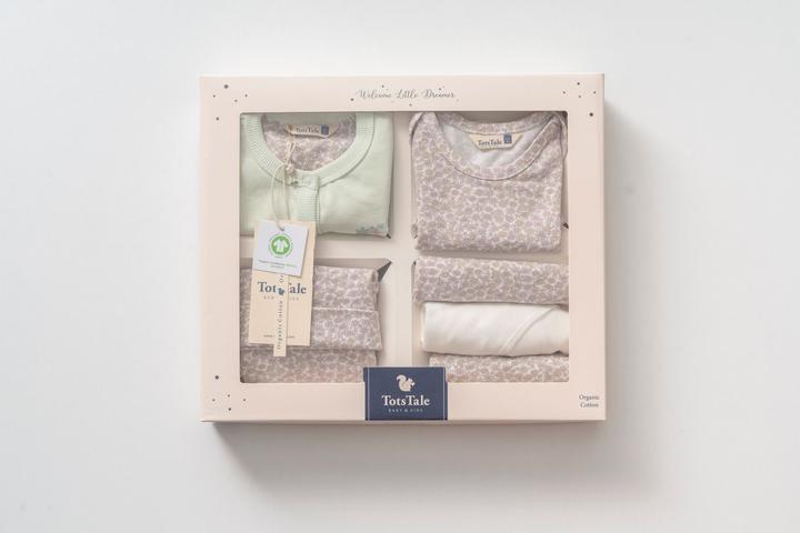 Image du produit TotsTale Premium 8-tlg. Newborn Starter-Set – Babykleidung aus Bio-Baumwolle – Geschenk zur Geburt (50, 56, 62, 68)