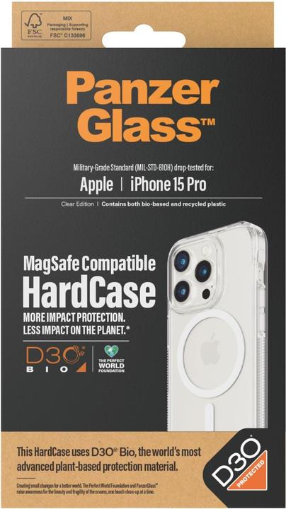 Immagine prodotto PanzerGlass HardCase MagSafe (Apple iPhone 15 Pro)