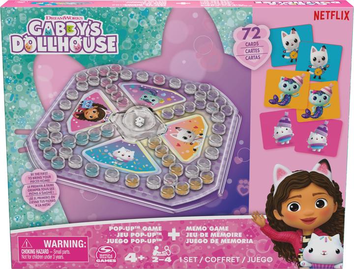 Actual product image Spin Master CGI KGM Gabbys DH 72 Memo pop Bundle GML (2 - 4 Players)