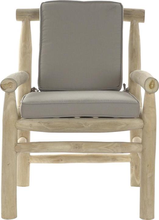 Image du produit DKD Home Decor Garden sofa Natural Light grey Teak 65 x 80 x 92 cm