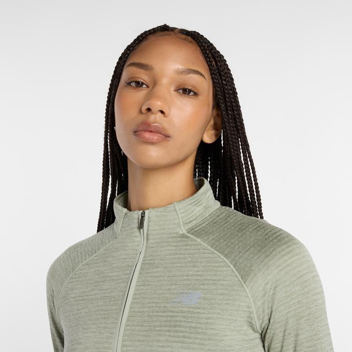 Actual product image New Balance W Athletics Heat Grid Half Zip (M)
