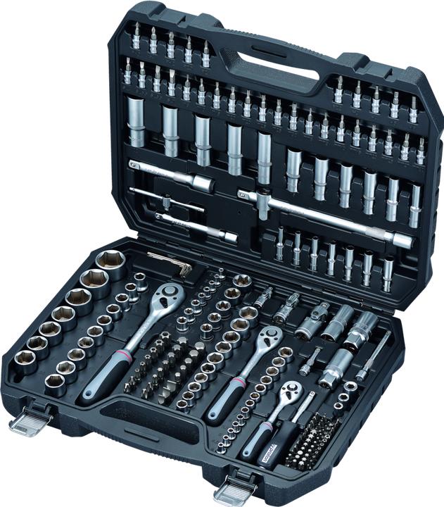 Actual product image Proton Socket set Basic P-200C 1/4"+ 3/8" + 1/2", 200 pieces