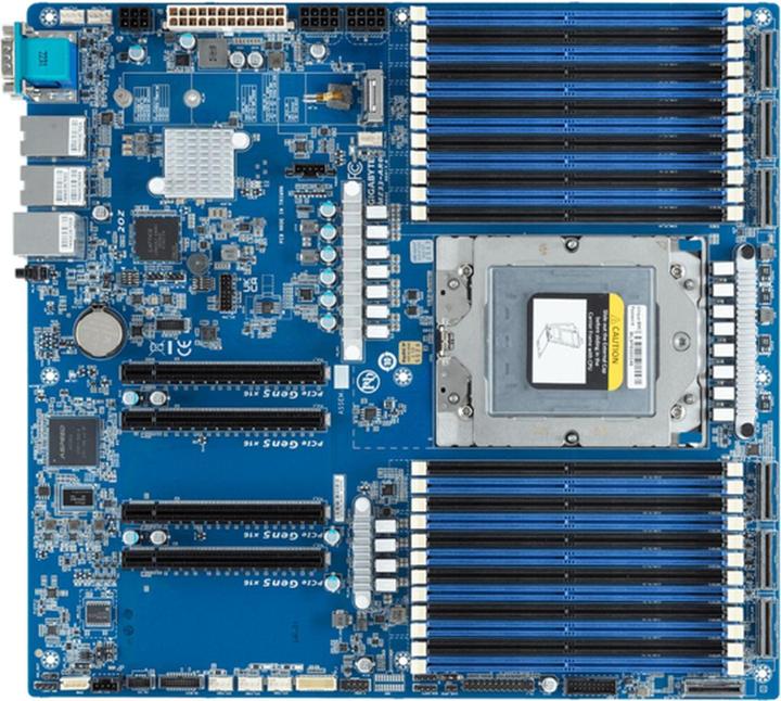 Actual product image Gigabyte MZ33-AR0 (SP5, AMD SoC, E-ATX)
