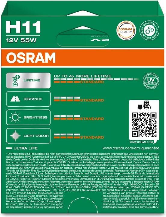 Produktbild Osram Ultra Life (H11)