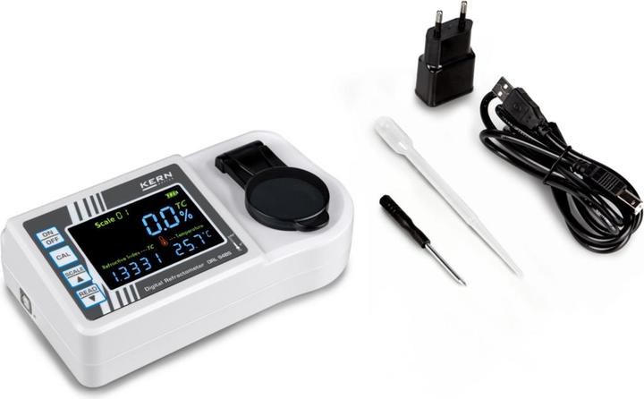 Actual product image Kern Sugar Refractometer, 212.7% max, 0% min